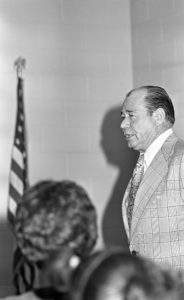 OKFB President Billy Jarvis at the Seminole County Citizenship Seminar in 1976.