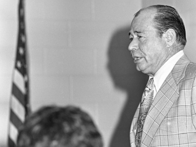 OKFB President Billy Jarvis at the Seminole County Citizenship Seminar in 1976.